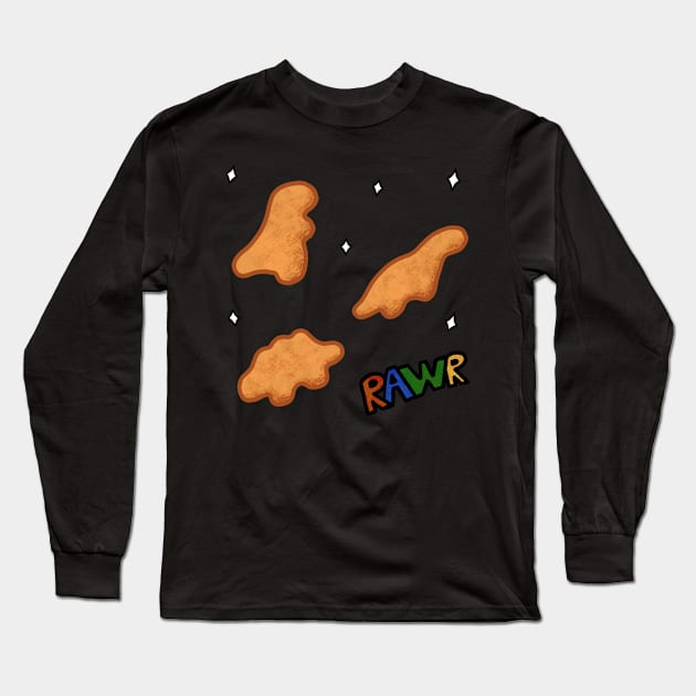 Dino Nugs Long Sleeve T-Shirt by LillyRose101